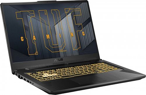 Ноутбук Asus TUF Gaming FX707ZC4-HX056 Core i7 12700H 16Gb SSD1Tb NVIDIA GeForce RTX 3050 4Gb 17.3 IPS FHD (1920x1080) noOS grey WiFi BT Cam (90NR0GX1-M003H0)