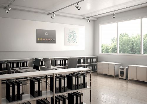 Leitz 80040000 Шредер Leitz IQ Office Pro (секр.P-5)/фрагменты/15лист./30лтр./скрепки/скобы