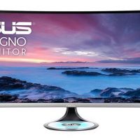 Монитор ASUS MX38VC ASUS 38 MX38VC IPS LED изогнутый, 3840x1600, 5ms, 300cd/m2, 100Mln:1, 178°/178°, 2*HDMI, DP, USB-Hub, USB Type-C, 60Hz, Aura light, колонки, Frameless, Black and Space Gray, 90LM03B0-B011