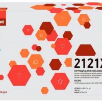 Лазерный картридж EasyPrint W2121X для принтеров HP Color LaserJet Enterprise M554dn;M555dn;M555x;M578c;M578dn;M578f;M578z;Flow M578c голубой 10000 страниц