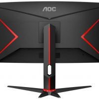 Монитор AOC CU34G2X 34 CU34G2X Black-Red (VA, изогнутый, 3440x1440, 144Hz, 1 ms, 178°/178°, 300 cd/m, 80M:1, +2xHDMI 2.0, +DisplayPort 1.2, +4xUSB 3.0, +регулировка по высоте, AMD FreeSync™)