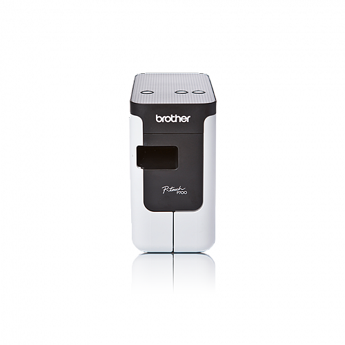 Принтер-этикеток BROTHER PT-P700 для печати наклеек, белый-черный (PTP700R1)