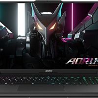 Ноутбук Gigabyte Aorus 7 Core i5 12500H 16Gb SSD512Gb NVIDIA GeForce RTX4050 6Gb 17.3 IPS FHD (1920x1080) Free DOS black WiFi BT Cam (9MF-E2KZ513SD)