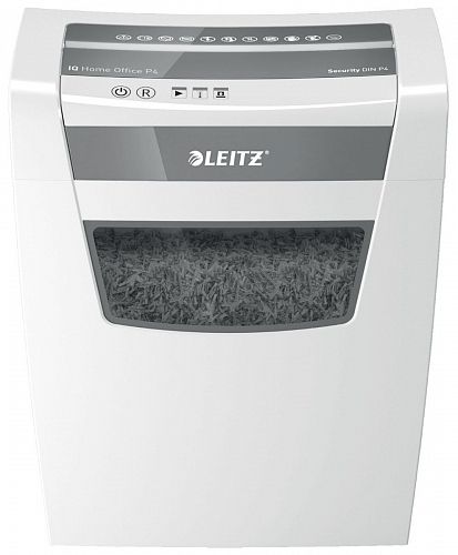 Leitz 80090000 Шредер Leitz IQ Home Office (секр.P-4)/фрагменты/10лист./23лтр./скрепки/скобы