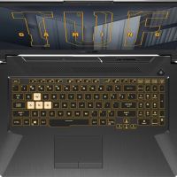 Ноутбук Asus TUF Gaming FX707ZC4-HX056 Core i7 12700H 16Gb SSD1Tb NVIDIA GeForce RTX 3050 4Gb 17.3 IPS FHD (1920x1080) noOS grey WiFi BT Cam (90NR0GX1-M003H0)