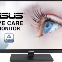 Монитор Asus 27 VA27EQSB черный /IPS /LED /5ms /16:9 /HDMI /M/M матовая HAS Piv /1000:1 /300cd /178гр/178гр /1920x1080/ VGA /DP/ FHD/ USB /3.9кг
