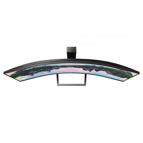 Монитор Philips 498P9/00 49 498P9 Black (VA, изогнутый, 5120x1440, 5 ms, 178°/178°, 450 cd/m, 80M:1, +2xHDMI 2.0, +DisplayPort 1.4, +6xUSB 3.2, +MM, +регулировка по высоте)