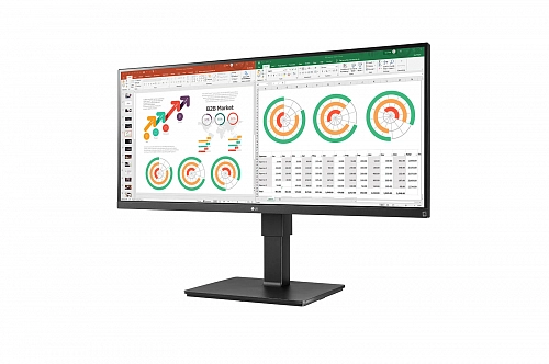 Монитор LG 34BN770-B (34, black, IPS, 21:9, 2хHDMI, 300сd, 178/178, 3440 х 1440, USB 3.0, 10,3 кг.)
