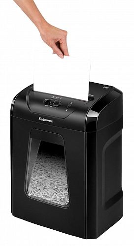 FELLOWES FS-71201 Уничтожитель бумаг FELLOWES PowerShred 12C,  уровень 4,  P-4,  4х40 мм [fs-71201]