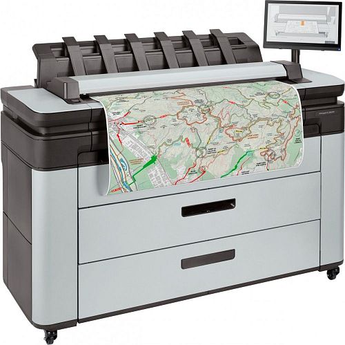 Плоттер HP Design XL 3600 MFP (6KD23A) (запуск инженером)