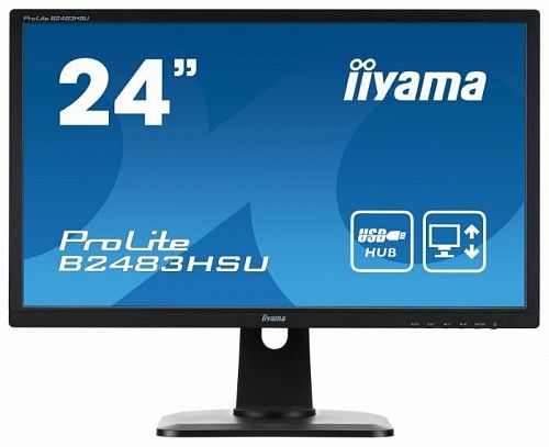 Монитор ЖК IIYAMA ProLite B2483HSU-B1DP 24, черный