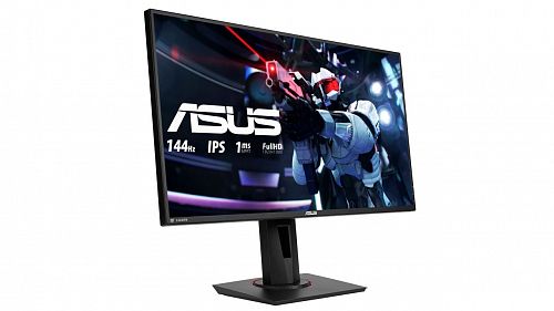 Монитор ASUS 90LM04G0-B01370 27 ASUS VG279Q Black (IPS, LED, LCD,  Wide, 1920x1080, 144Hz, 1ms, 178°/178°, 400 cd/m, 100,000,000:1, +DVI, +DP, +HDMI, +2xMM, )