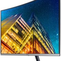 Монитор SAMSUNG 31,5 U32R590CWI Black Сurved (LED, Wide, 3840x2160, 4ms, 178°/178°, 250 cd/m, 2500:1 +DP, +НDMI, +USB, )