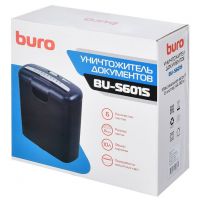 Уничтожитель бумаг BURO Home BU-S601S,  P-1,  6 мм [os601s]