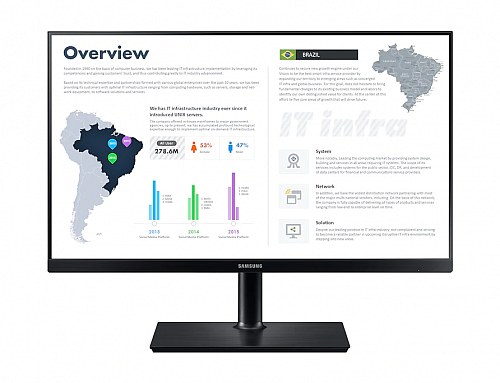 Монитор Samsung 27 F27T850QWI IPS LED 16:9 2560x1440 4ms 1000:1 350cd 178/ [LF27T850QWIXCI]