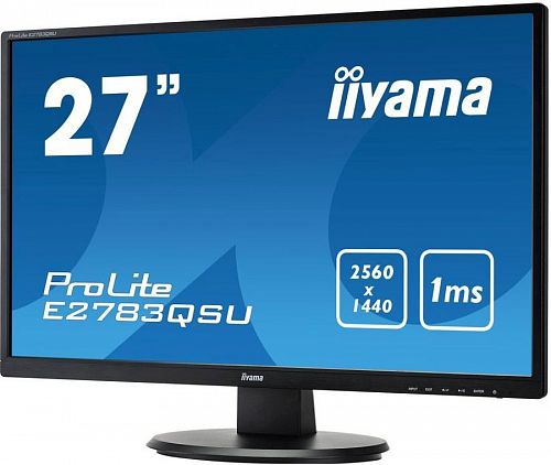 Монитор ЖК IIYAMA ProLite E2783QSU-B1 27, черный