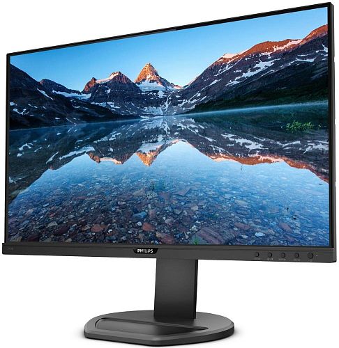 Монитор Philips 243B9/00 23,8 243B9/00 Black с поворотом экрана (IPS, 1920x1080, 75Hz, 4 ms, 178°/178°, 250 cd/m, 50M:1, +HDMI 1.4, +DisplayPort 1.2, +5xUSB 3.2, +USB-Type C 3.2, +MM)