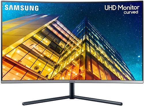 Монитор SAMSUNG 31,5 U32R590CWI Black Сurved (LED, Wide, 3840x2160, 4ms, 178°/178°, 250 cd/m, 2500:1 +DP, +НDMI, +USB, )