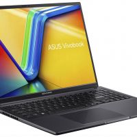 Ноутбук Asus VivoBook 16 M1605YA-MB341 Ryzen 7 5825U 16Gb SSD512Gb AMD Radeon 16 IPS WUXGA (1920x1200) noOS black WiFi BT Cam (90NB10R1-M00FM0)
