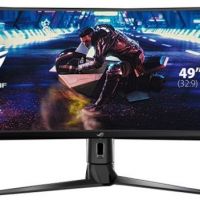 Монитор ASUS XG49VQ ASUS 49 ROG Strix XG49VQ VA LED изогнутый 3840x1080, 4ms, 450cd/m2, 178°/178°, 3000:1, HDMI*2, DP, USB-Hub, 144Hz, HDR, колонки, FreeSync, Tilt, Swivel, HAS, VESA, Black