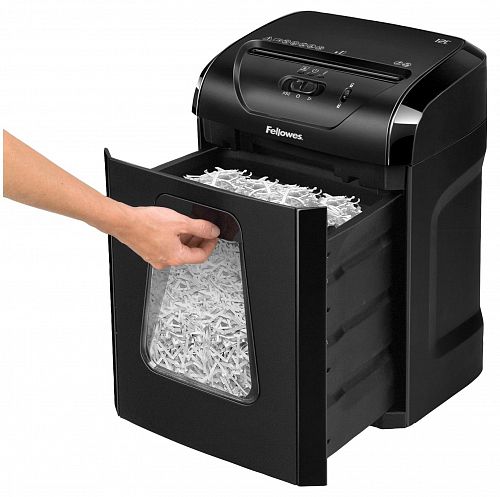 FELLOWES FS-71201 Уничтожитель бумаг FELLOWES PowerShred 12C,  уровень 4,  P-4,  4х40 мм [fs-71201]