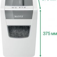 Leitz 80010000 Шредер Leitz IQ Home Office (секр.P-4)/фрагменты/10лист./23лтр./скрепки/скобы
