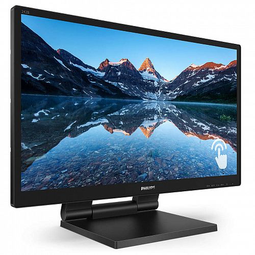 Монитор Philips 242B9T/00 23.8 242B9T SmoothTouch 1920x1080 60Гц IPS W-LED 16:9 5ms(GtG) VGA DVI-D HDMI DP 2*USB 3.0 50M:1 1000:1 178/178 250cd Tilt-5-90 Speakers Black