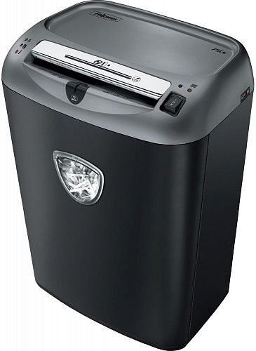 Fellowes FS-46750 Шредер Fellowes®  75Cs.  (12 листов) , 27 литра, 4х38мм (класс 4), SafeSense™, уничтожает: скобы/скрепки/карты/CD