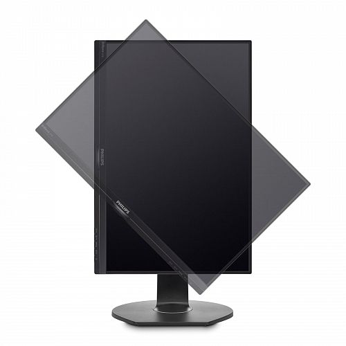 Монитор 23.8 PHILIPS 241B7QPJEB/00 Black с поворотом экрана (IPS, LED, 1920x1080, 5 ms, 178°/178°, 250 cd/m, 20M:1, +HDMI, +DisplayPort, +2xUSB, +MM)