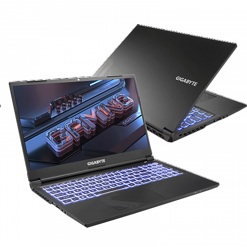 Ноутбук Gigabyte G5 KF Core i5-12500H / 16Gb / SSD512Gb / 15.6 / RTX 4060 8Gb / IPS / FHD / 144hz / Win11 / black (KF-E3KZ313SH)