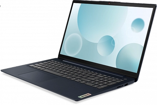 Ноутбук Lenovo IdeaPad 3 15IAU7 15.6(1920x1080 IPS) / Intel Core i5 1235U (1.3Ghz) / 8192Mb / 512SSDGb / noDVD / Int:Intel Iris Xe Graphics / Cam / BT / WiFi / 38WHr / war 1y / 1.65kg / abyss blue / noOS + 65W, RU kbd 82RK003