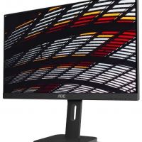 Монитор AOC 24P1 23.8 AOC 24P1 Black с поворотом экрана (IPS, LED, 1920x1080, 5 ms, 178°/178°, 250 cd/m, 50M:1, +DVI, +HDMI 1.4, +DisplayPort 1.2, +4xUSB 3.0, +MM)