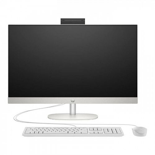 Моноблок HP 27-cr0001i 27 Full HD i7 1355U (1.7) 16Gb SSD512Gb Iris Xe Free DOS GbitEth WiFi BT 90W клавиатура мышь Cam белый 1920x1080