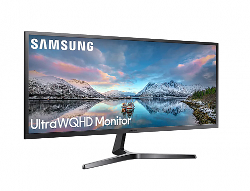 Монитор SAMSUNG S34J550WQI 34, черный [ls34j550wqixci]