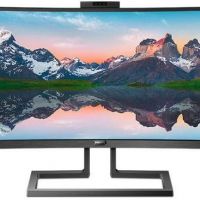 Монитор 49 PHILIPS 499P9H/00 Black (VA, изогнутый, 5120x1440, 5 ms, 178°/178°, 450 cd/m, 80M:1, +2xHDMI 2.0, +DisplayPort 1.4, +4xUSB 3.1, +USB-Type C 3.1, +RJ45, +WEB-Cam 2.0 mpx,
