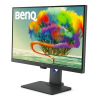 Монитор BenQ 9H.LJELA.TBE 27 PD2705Q серый (LED 2560x1440 60Hz 5ms 16:9 300 cd/m2 1000:1 12M:1 178/178 HDMI DP USB 3.1 USB Type-C Speaker 2W*2 HAS Pivot Swivel Tilt Flicker-free Dark Gray)