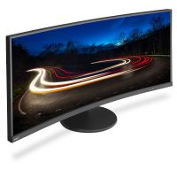 Монитор NEC 34 EX341R-BK Curved LCD Bk/Bk ( VA; 21:9; 290 cd/m2; 3000:1; 4 ms; 3440 x 1440; 178/178; 1хDP; 1хDP out; 1xHDMI; 1хHDMI 2.0; 6хUSB; Swiv 170/170; Tilt; HAS 130 mm; Human Sensor; Sp