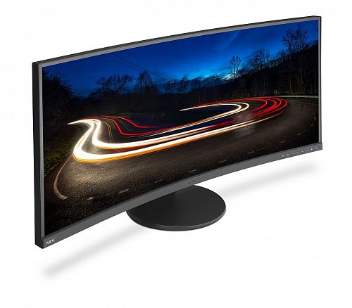 Монитор NEC 34 EX341R-BK Curved LCD Bk/Bk ( VA; 21:9; 290 cd/m2; 3000:1; 4 ms; 3440 x 1440; 178/178; 1хDP; 1хDP out; 1xHDMI; 1хHDMI 2.0; 6хUSB; Swiv 170/170; Tilt; HAS 130 mm; Human Sensor; Sp