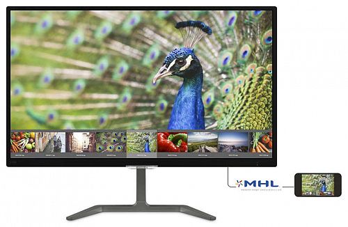 Монитор ЖК PHILIPS 276E7QDAB (00/01) 27, черный и серый