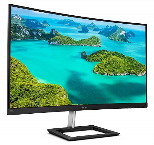 Монитор 32 PHILIPS 322E1C/00 Black (VA, изогнутый, 1920x1080, 4 ms, 178°/178°, 250 cd/m, 3000:1, +HDMI 1.4, +DisplayPort 1.2)