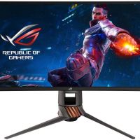 Монитор ASUS 90LM04L0-B01170 34 ASUS ROG SWIFT PG349Q Grey (IPS, LED, Wide, 3440x1440, 5ms, 178°/178°, 300 cd/m, 100,000,000:1, +DP, +2xНDMI, +2xMM, +USB, )