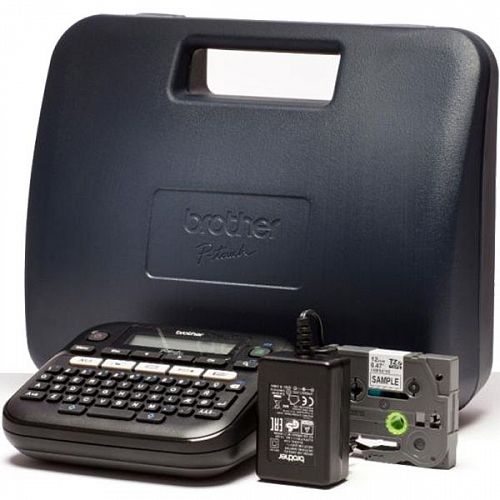 Принтер-этикеток BROTHER PTD-210VP с кейсом (PTD210VPR1)