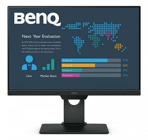 Монитор BenQ 9H.LHNLB.QBE BENQ 25 BL2581T IPS LED, 16:10 1920x1200, 300 cd/m2, 20M:1, 178/178, 5ms, VGA, DVI-D, HDMI, DisplayPort, 4*USB3.0, Speaker, Audio, Tilt, HAS, Pivot, Swivel Black