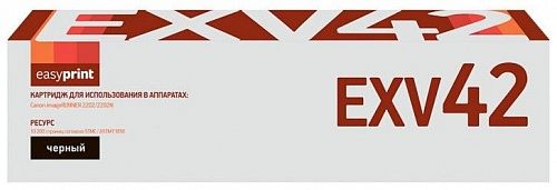 Лазерный картридж EasyPrint C-EXV42 для принтеров Canon iR-2202, iR- 2202N, iR-2204, iR-2204F, iR-2204N, черный, 10200 страниц