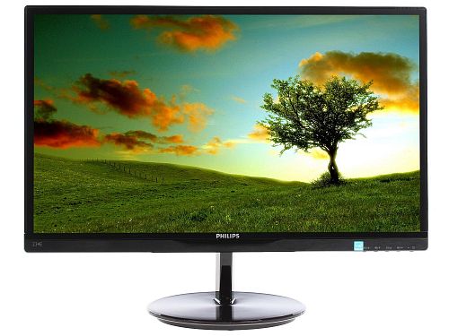Монитор 23 PHILIPS 234E5QSB/00(01) Black-Cherry (IPS, LED, 1920x1080, 14 ms, 178°/178°, 250 cd/m, 20M:1, +DVI)