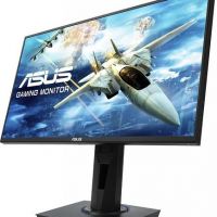 Монитор ASUS 24.5 VG255H LED, ProGaming, 1920x1080, 1ms, 250cd/m2, 170°/160°, 100Mln:1, 75Hz, D-Sub, HDMI*2, колонки, AMD FreeSync, Tilt, Swivel, Pivot, HAS, VESA, Black, 90LM0440-B01370