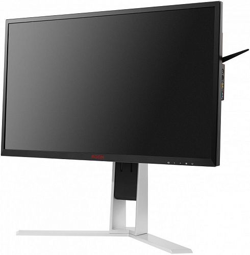 Монитор AOC AG271QG 27 AOC AGON AG271QG Black-Red с поворотом экрана (IPS, LED, 2560x1440, 165Hz, 4 ms, 178°/178°, 350 cd/m, 50M:1, +HDMI, +DisplayPort, +4xUSB, +MM, NVIDIA G-SYNC)