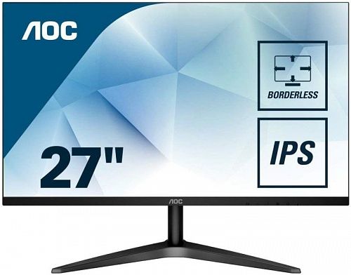 Монитор AOC 27B1H 27 AOC 27B1H Black (IPS, LED, 1920x1080, 7 ms, 178°/178°, 250 cd/m, 50M:1, +HDMI 1.4)
