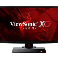 Монитор 24.5 Viewsonic XG2530 Black-Red с поворотом экрана (LED, 1920x1080, 1 ms, 170°/160°, 400 cd/m, 120M:1, +2xHDMI, +DisplayPort, +2xUSB, +MM)