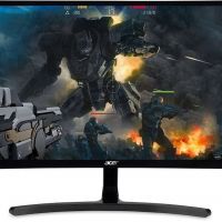 Монитор Acer UM.UE2EE.A01 23.6 ED242QRAbidpx (16:9)/VA(LED)/1920x1080/4ms/250nits/3000:1/DVI + HDMI + DP + Audio Out/DP/HDMI FreeSync/Black Curved 1800R/144Hz/VESA No
